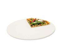 Relaxdays Piedra pizza redonda de cordierita crema