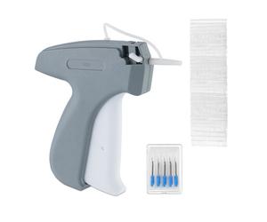 Relaxdays Pistola etiquetadora de ropa con navetes blanco,gris