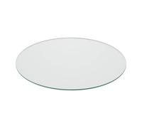 Relaxdays Tablero de vidrio templado 8 mm transparente