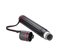 Relaxdays Tubo portaplanos extensible negro y fucsia fucsia,negro