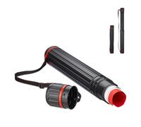 Relaxdays Portaplanos extensible rojo,negro