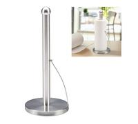 Relaxdays Portarrollos de cocina vertical plata