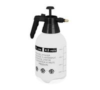 Relaxdays Pulverizador a presión negro 2 litros blanco,negro