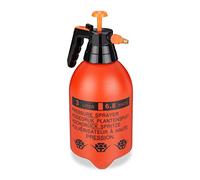 Relaxdays Pulverizador a presión naranja 3 litros naranja,negro