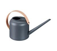 Relaxdays Regadera para plantas de interior 1,7 L antracita,marrón claro