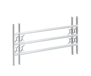 Relaxdays Reja extensible para ventana gris