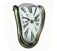 Relaxdays Reloj Salvador Dalí blanco,cobre,negro
