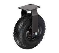 Relaxdays Rueda fija 3.00-4 negro