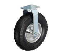 Relaxdays Rueda para muebles pesados 3.50-6 negro,plata