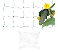 Relaxdays Set 2 Redes Plantas Trepadoras Invernadero, 180x360 cm, Malla Enrejado Pepinos, Tomates, Agujeros 10 cm, Verde