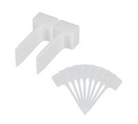 Relaxdays Set de 100 marcadores para plantas blanco