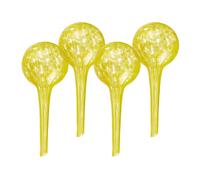 Relaxdays Set de 4 globos de riego amarillo