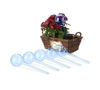 Relaxdays Set de 6 globos de riego de plantas azul