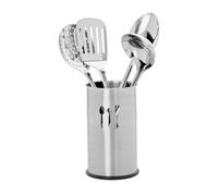 Relaxdays Set de utensilios de cocina de acero plata