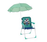 Relaxdays Silla Infantil Plegable con sombrilla para Camping y Picnic, 51,5x36x37,5 cm, Multicolor