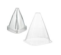 Relaxdays 32 sombreros para plantas transparentes transparente