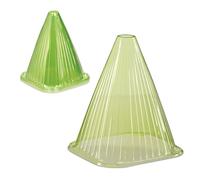 Relaxdays Sombreros para plantas contra babosas verde