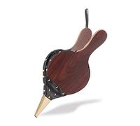 Relaxdays Soplador Barbacoa Manual, Hierro-Madera, Negro-Marrón, 2,5 x 17,5 x 39,5 cm