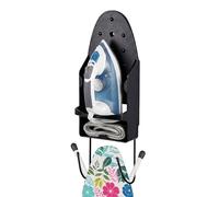 Relaxdays Soporte mural para plancha negro