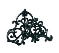 Relaxdays Soporte manguera estilo vintage verde oscuro