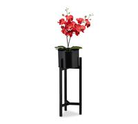 Relaxdays Soporte para plantas negro
