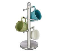 Relaxdays Soporte para tazas plata