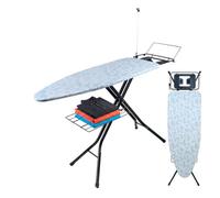 Relaxdays Tabla de planchar de 123 x 46 cm blanco,verde,negro