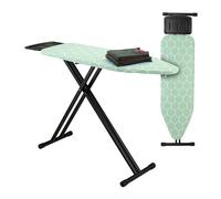Relaxdays Tabla de planchar 123 x 39 cm verde,negro