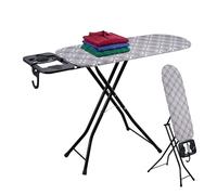 Relaxdays Tabla de Planchar y Vapor para planchas y alisadores, Gris