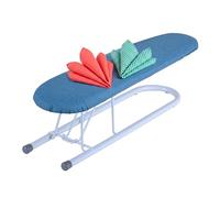 Relaxdays Tabla para Planchar Mangas, 52 x 12,5 cm, Azul/Blanco