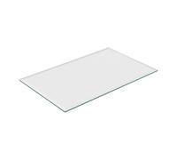 Relaxdays Tablero de vidrio templado 8 mm transparente