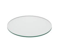 Relaxdays Tablero de vidrio templado 8 mm transparente