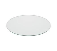 Relaxdays Tablero de vidrio templado 8 mm transparente