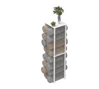 Relaxdays Toallero pared para rollos blanco