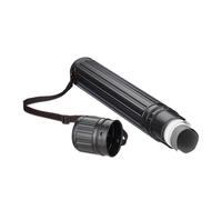 Relaxdays Tubo portaplanos extensible negro negro