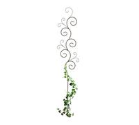 Relaxdays Tutor Plantas, Guía Trepadora, Diseño Ondulado, 160 x 30 cm, Soporte Rosales y Enredaderas, Metal, Marrón