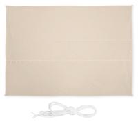 Relaxdays, vela solar rectangular, 3,5 x 4,5 metros, resistente al agua, protección UV, con cuerdas de tensión, ideal para terraza o balcón, color beige