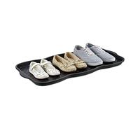 Relaxdays Zapatero antigoteo para 3 pares negro