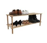 Relaxdays Zapatero bambú marrón claro