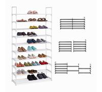 Relaxdays Zapatero grande expandible blanco