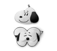 Relaxeazzz peanuts snoopy almohada de viaje de peluche y máscara para