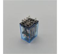 Relé 1 Uds Hh62p relé electromagnético en miniatura 10A bobina de 8 pines DPDT, Hhc68a-2z con Base enchufe DC12V, 24V AC220V(Ac220,Hand)