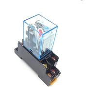 Relé 1Pc HH62P HHC68A-2Z Micro electrónico Mini relé electromagnético 10A 8PIN bobina DPDT con base de enchufe DC12V,24V AC110,220V(AC 110V)