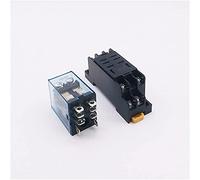 Relé 1set HH62P AC 220V 110V DC12V 24V 10A 8PIN DPDT de potencia con base enchufe PTF08A