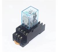 Relé 1set MY4NJ Bobina AC12V AC24V DC12V DC24V AC110V AC220V HH54P 5A 220V de uso general electromagnético en miniatura con base(AC380V)