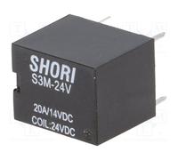 Rele 24vdc 20amp 1cto.conmutado cto.impreso