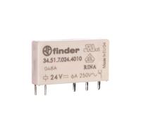 Relé contacto 1P 6A 24V DC AgSnO2 34.51.7.024.4010