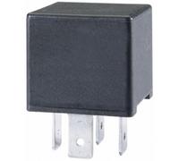 HELLA 4RA 007 957-001 Relé, corriente de trabajo - 24V - 4polos - Diagrama de circuito: S2 - Conector: B - Contacto de cierre - Color: negro - sin soporte