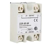 Relé de estado sólido 80A Monofásico Módulo de interruptor de relé de estado sólido SSR-80-250VAC