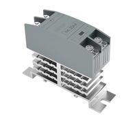 Relé de estado sólido con disipador de calor, SSR-25AA CA a CA, monofásico, cubierta de plástico, sin contacto, entrada de 70-280 V CA, salida de 24-480 V CA, riel DIN para equipos de calefacción